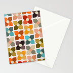 Bauhaus Geometric Flowers  Stationery Card Gallery Image 2