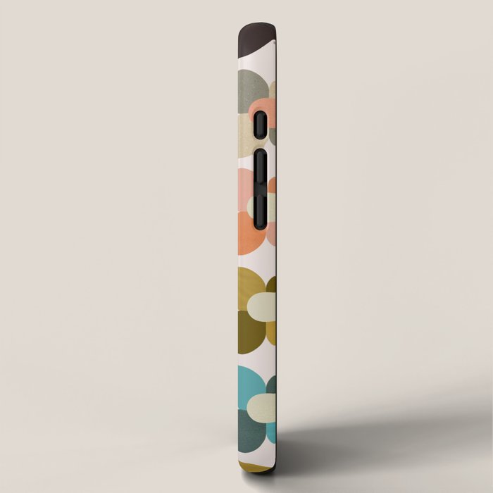 Bauhaus Geometric Flowers  iPhone Case Gallery Image 2