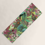 Multicolor Modern Floral Garden Yoga Mat Gallery Image 1