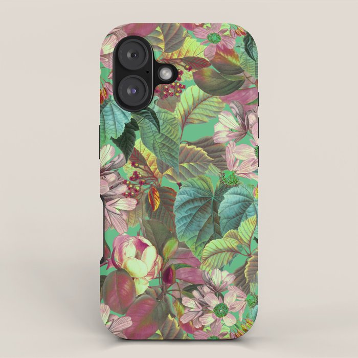 Multicolor Modern Floral Garden iPhone Case Gallery Image 1