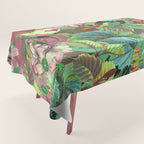 Multicolor Modern Floral Garden Tablecloth Gallery Image 1