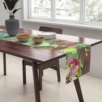 Multicolor Modern Floral Garden Table Runner Gallery Image 2