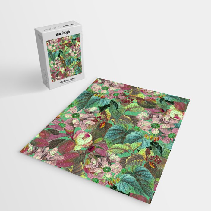Multicolor Modern Floral Garden Jigsaw Puzzle Gallery Image 2