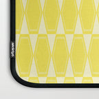 Yellow Mid Century Modernist Geometric Hexad Pattern Laptop Sleeve Gallery Image 3