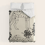 Cheetahs Monstera 4 Duvet Cover Gallery Image 6