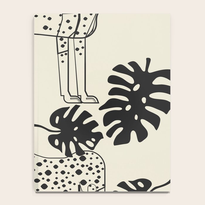 Cheetahs Monstera 4 Notebook Gallery Image 4