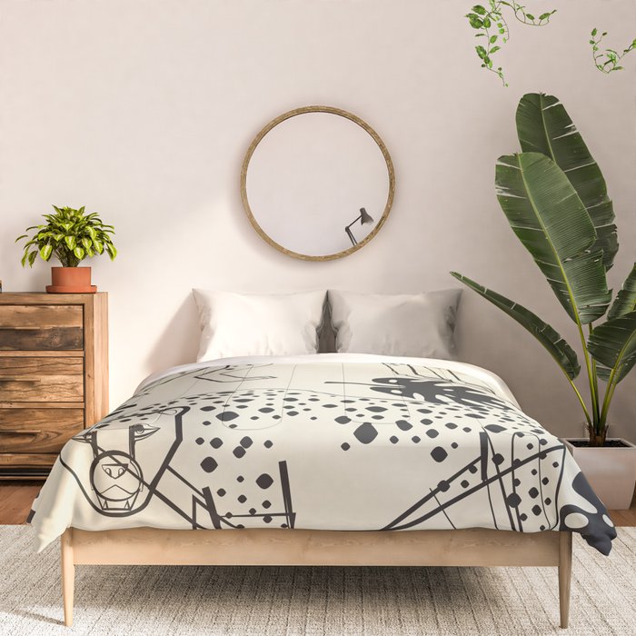 Cheetahs Monstera 4 Comforter Gallery Image 3