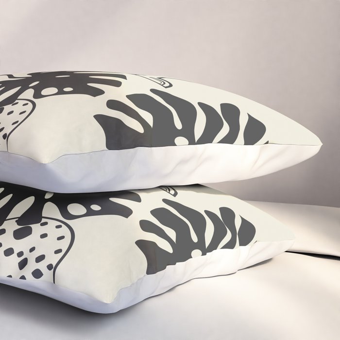 Cheetahs Monstera 4 Pillow Sham Gallery Image 3