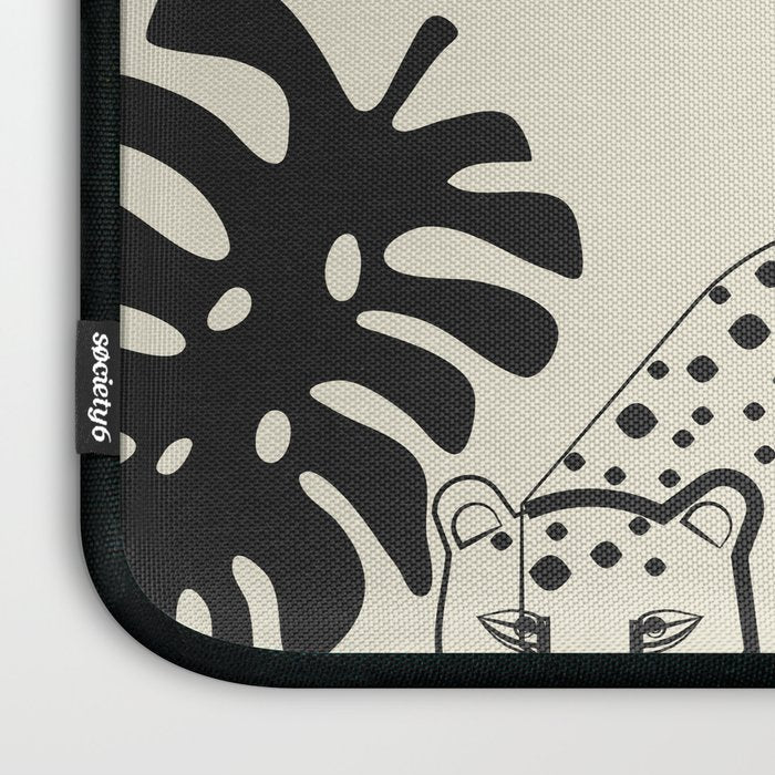Cheetahs Monstera 4 Laptop Sleeve Gallery Image 3