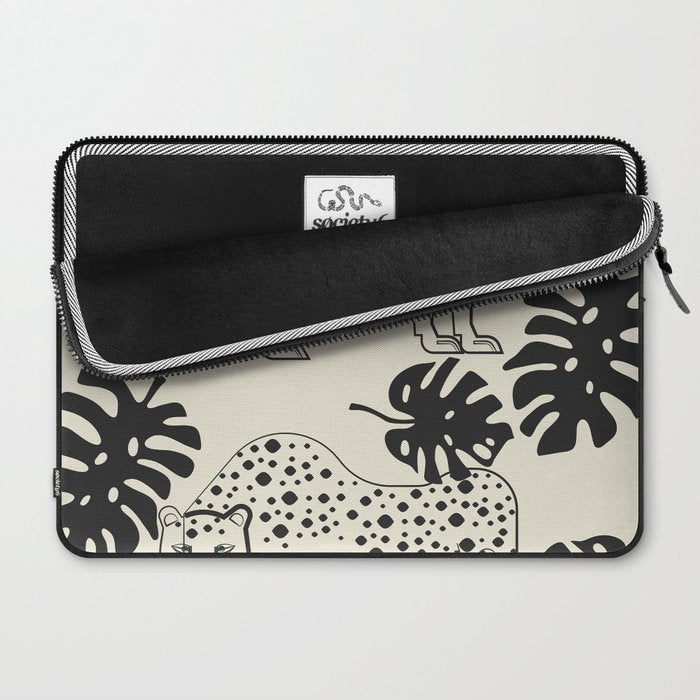 Cheetahs Monstera 4 Laptop Sleeve Gallery Image 2