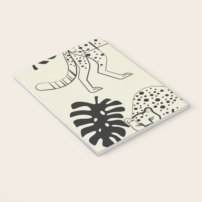 Cheetahs Monstera 4 Notebook Gallery Image 3
