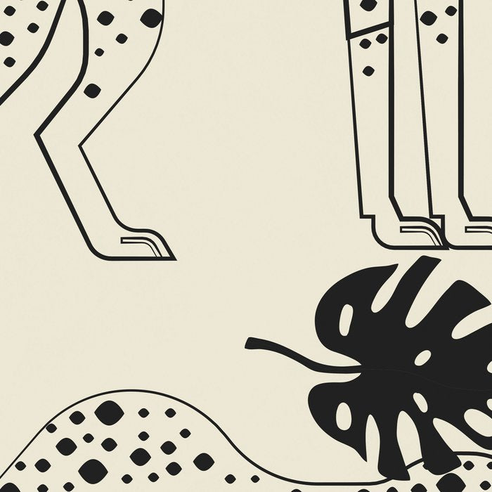 Cheetahs Monstera 4 Coffee Mug Gallery Image 2