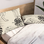 Cheetahs Monstera 4 Pillow Sham Gallery Image 2