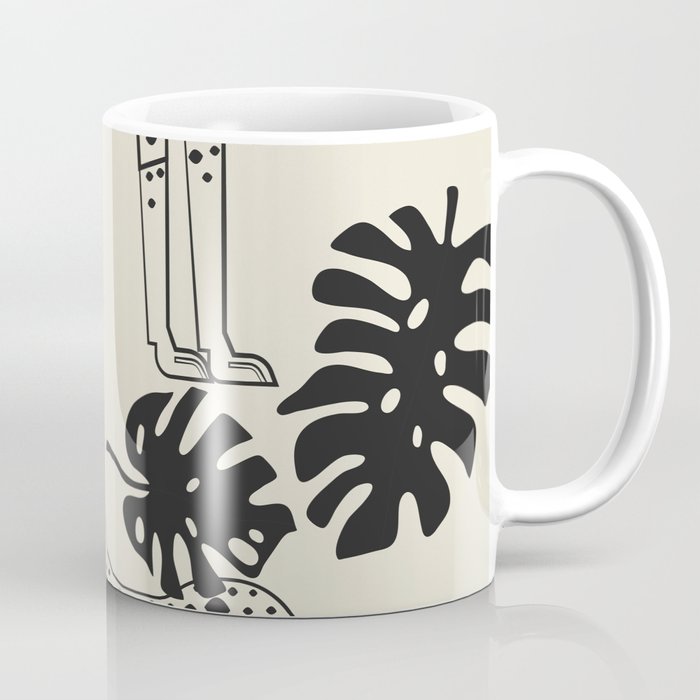 Cheetahs Monstera 4 Coffee Mug Gallery Image 1