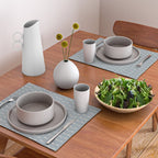 Dragonfly Pattern IX Soft Blue Placemat Gallery Image 2