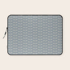 Dragonfly Pattern IX Soft Blue Laptop Sleeve Gallery Image 1