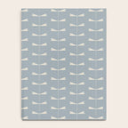Dragonfly Pattern IX Soft Blue Notebook Gallery Image 4
