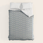 Dragonfly Pattern IX Soft Blue Duvet Cover Gallery Image 6