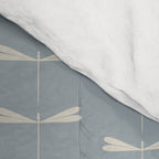 Dragonfly Pattern IX Soft Blue Comforter Gallery Image 4