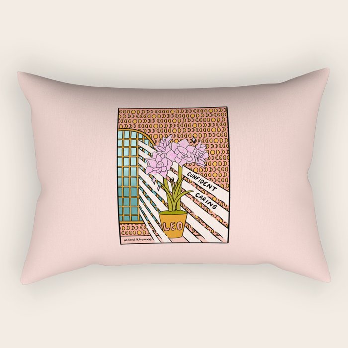Leo Plant Rectangular Pillow Gallery Image 1
