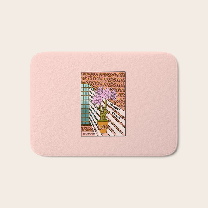 Leo Plant Bath Mat Gallery Image 1