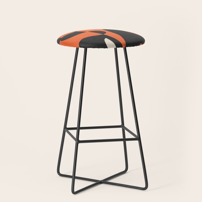 Modern Abstract Art Motion 2 Stool Gallery Image 1