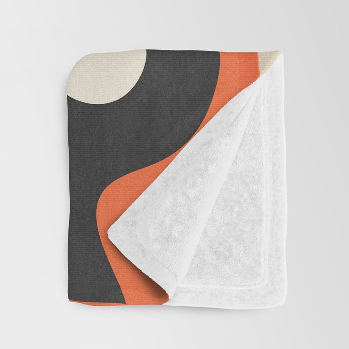 Modern Abstract Art Motion 2 Throw Blanket Gallery Image 3