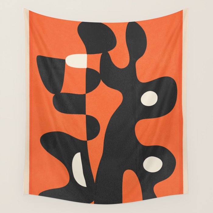 Modern Abstract Art Motion 2 Wall Tapestry Gallery Image 1