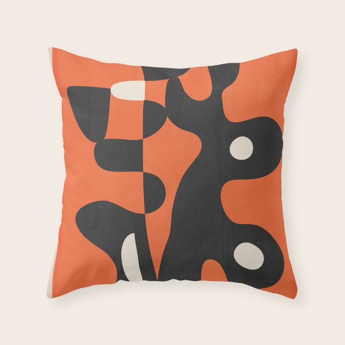 Modern Abstract Art Motion 2 Throw Pillow Gallery Image 6