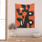 Modern Abstract Art Motion 2 Wall Tapestry Gallery Image 2