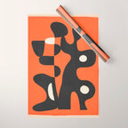 Modern Abstract Art Motion 2 Wrapping Paper Gallery Image 1
