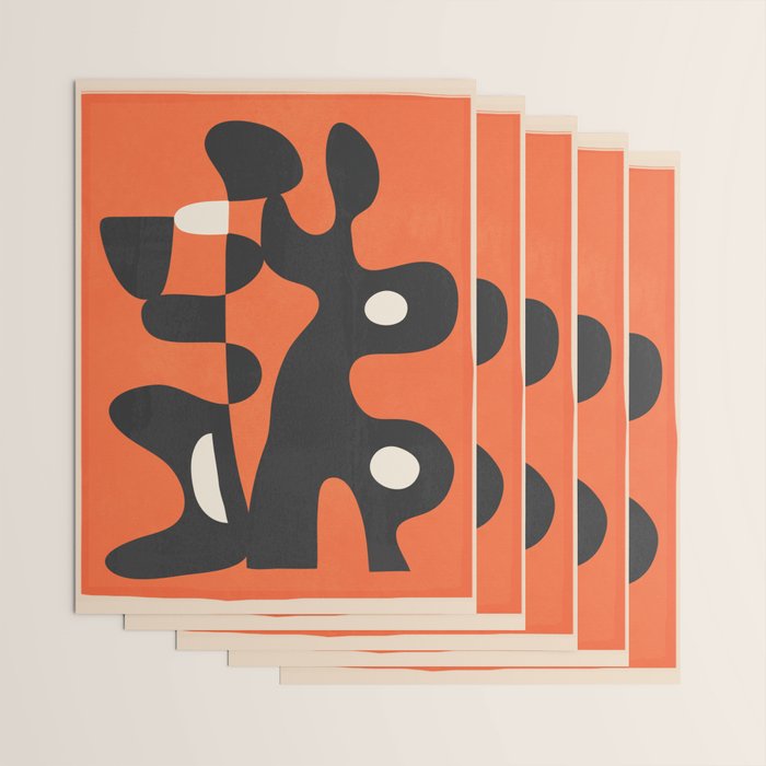 Modern Abstract Art Motion 2 Wrapping Paper Gallery Image 3