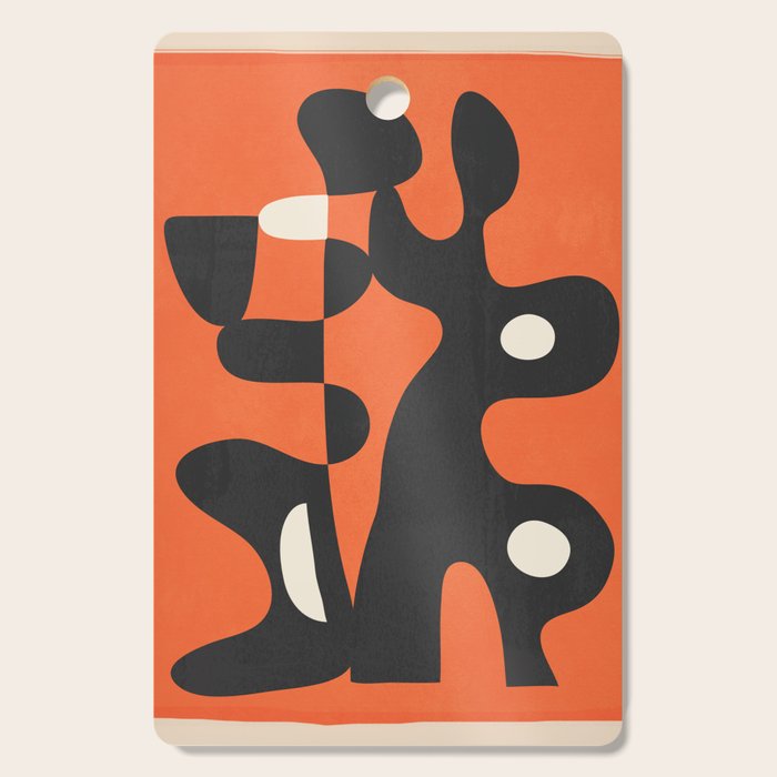 Modern Abstract Art Motion 2 Cutting Board Gallery Image 1