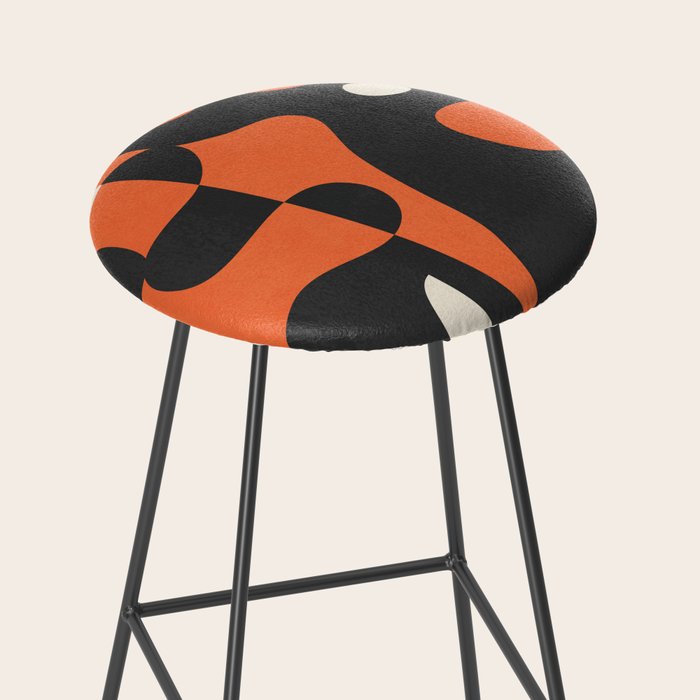 Modern Abstract Art Motion 2 Stool Gallery Image 2