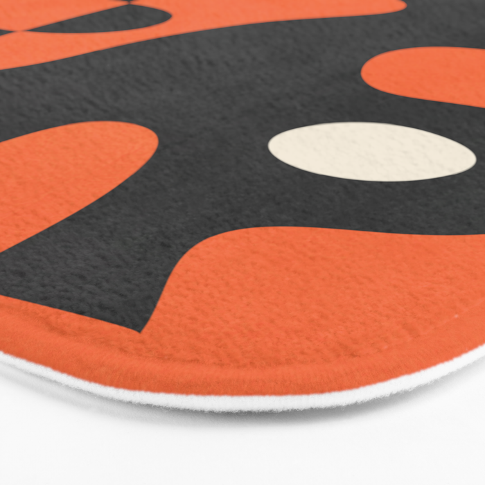 Modern Abstract Art Motion 2 Bath Mat Gallery Image 3