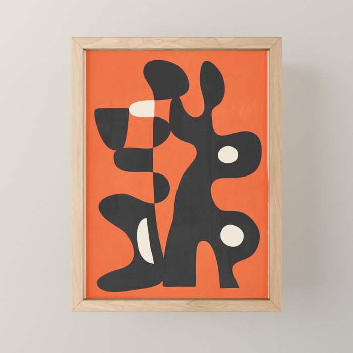 Modern Abstract Art Motion 2 Mini Art Print Gallery Image 1