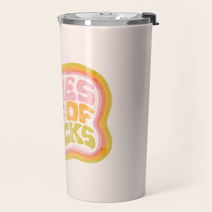 Lives Off Snacks Travel Mug Gallery Image 2