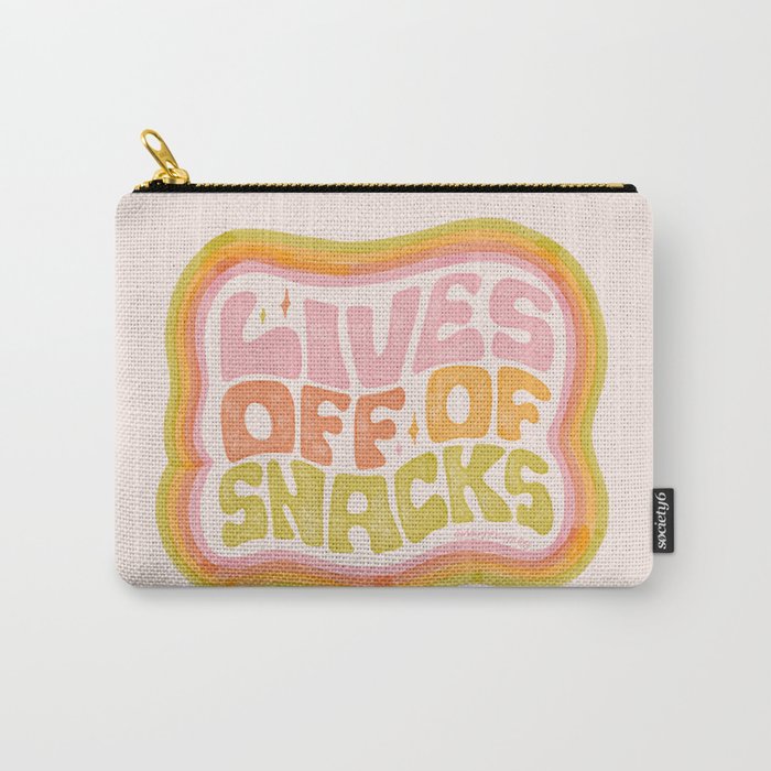 Lives Off Snacks Carry All Pouch Gallery Image 1