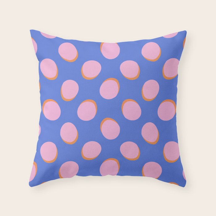 Abstract Dots Throw Pillow Gallery Image 6