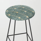 Art Deco Diamonds in Teal and Gold Stool Gallery Image 2