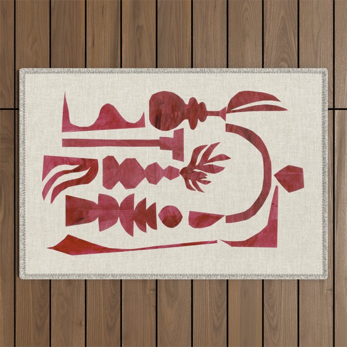 Crimson Arch  Outdoor Rug Gallery Image 1