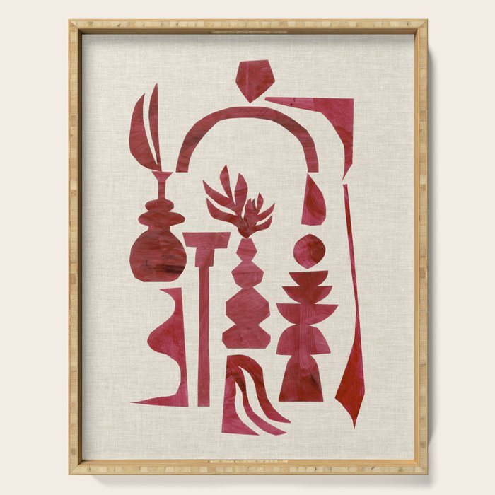 Crimson Arch  Serving Tray Gallery Image 1