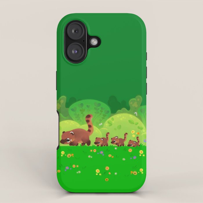 Coati family iPhone Case Gallery Image 1