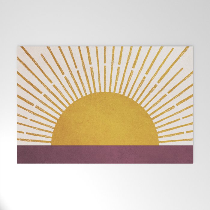 Marsala Sunset Welcome Mat Gallery Image 1