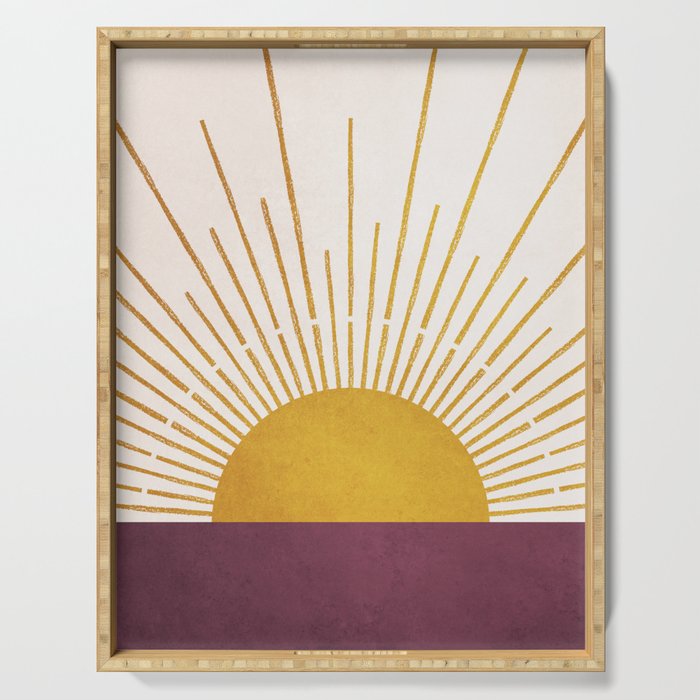 Marsala Sunset Serving Tray Gallery Image 1