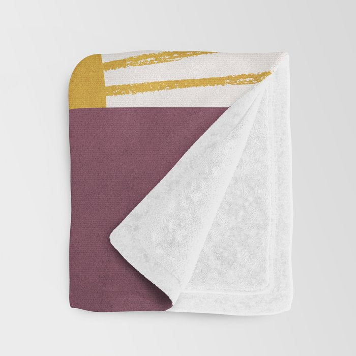 Marsala Sunset Throw Blanket Gallery Image 3