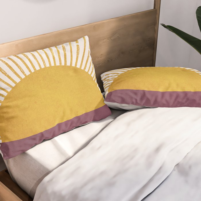 Marsala Sunset Pillow Sham Gallery Image 2