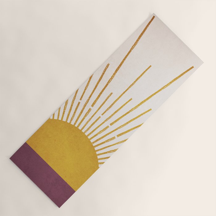 Marsala Sunset Yoga Mat Gallery Image 1