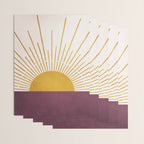 Marsala Sunset Wrapping Paper Gallery Image 3