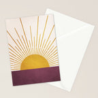 Marsala Sunset Stationery Card Gallery Image 2
